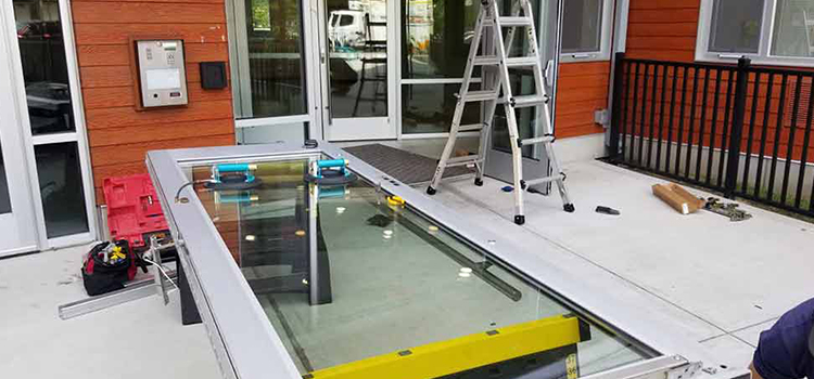 storefront door glass replacement Newark